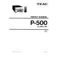 TEAC P-500 Service Manual