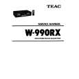 TEAC W-990RX Service Manual