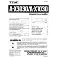 TEAC A-X3030 Owners Manual
