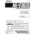 TEAC AG-V3020 Owners Manual