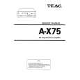TEAC AX75 Service Manual