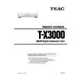 TEAC T-X3000 Service Manual