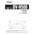 TEAC DV-H500 Owners Manual