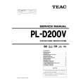 TEAC PL-D200V Service Manual