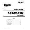 TEAC CX-210 Service Manual