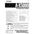 TEAC A-X5000 Owners Manual