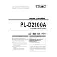 TEAC PL-D2100A Service Manual