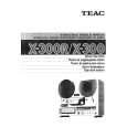 TEAC X300 Owners Manual