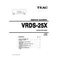 TEAC VRDS25X Owners Manual
