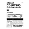TEAC CD-RW750 Owners Manual