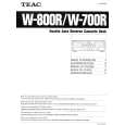 TEAC W800R Owners Manual