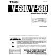 TEAC V580 Owners Manual