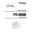 TEAC PD-H500 Service Manual