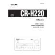 TEAC CR-H220 Owners Manual