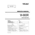 TEAC W-865R Service Manual