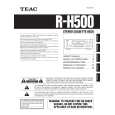 TEAC RH500 Owners Manual
