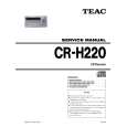 TEAC CR-H220 Service Manual