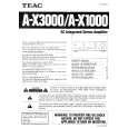 TEAC A-X1000 Owners Manual