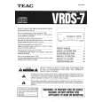 TEAC VRDS7 Owners Manual