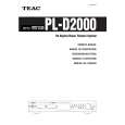 TEAC PLD2000 Owners Manual