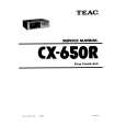 TEAC CX-650R Service Manual
