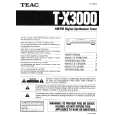 TEAC TX3000 Owners Manual