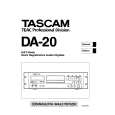 TEAC DA-20 Owners Manual