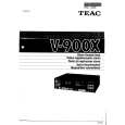 TEAC V-900X Owners Manual