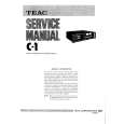 TEAC C1 Service Manual