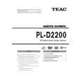 TEAC PL-D2200 Service Manual