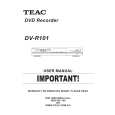 TEAC DV-R101 Owners Manual