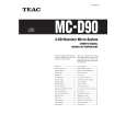 TEAC MC-D90 Owners Manual