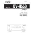 TEAC DV-H550 Owners Manual