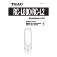 TEAC RCL800 Owners Manual