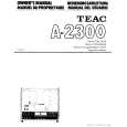 TEAC A-2300 Owners Manual