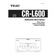 TEAC CR-L600 Owners Manual