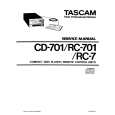 TEAC CD-701 Service Manual