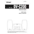 TEAC DV-C200 Owners Manual